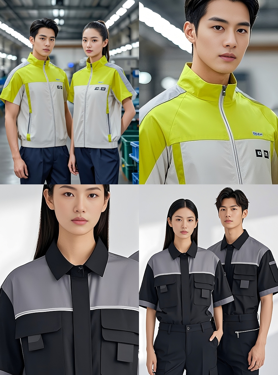 時尚款企業團隊工作服定制款，員工制服，商務夾克，T恤襯衫工作服