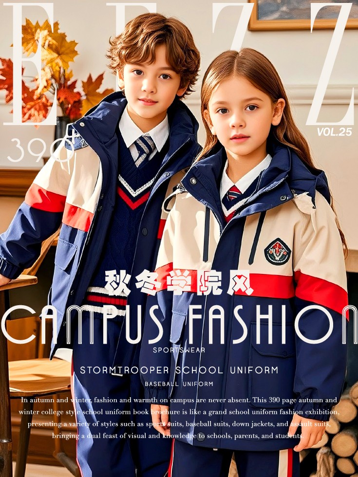 秋冬學院風校服典藏畫冊，秋冬校服設計，秋冬校服定制