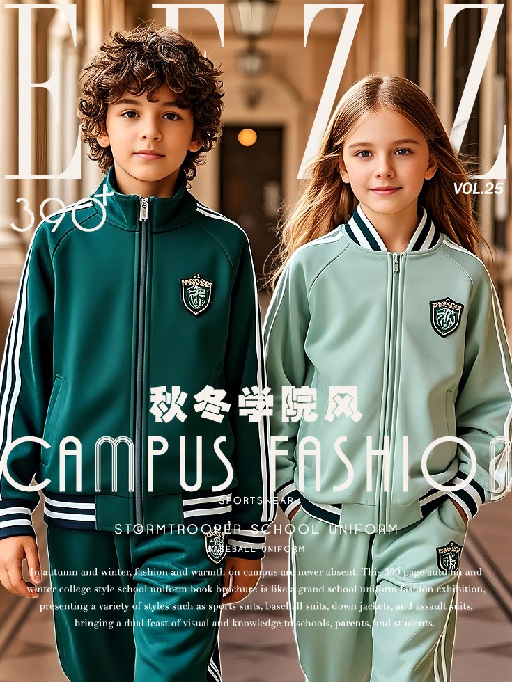 秋冬學院風校服典藏畫冊，秋冬校服設計，秋冬校服定制