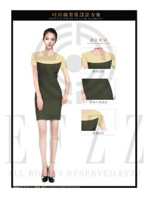 時尚OL女職業(yè)裝制服設(shè)計圖587