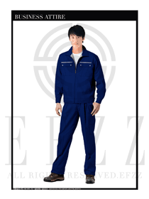 時(shí)尚深藍(lán)色男款4S店維修工程師制服設(shè)計(jì)圖1069