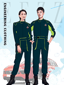 原創(chuàng)制服設(shè)計男女同款工程服款式效果圖1229