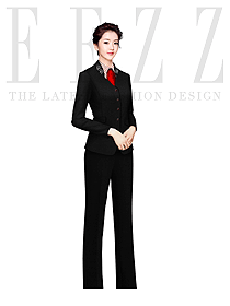 酒店前廳總臺制服348