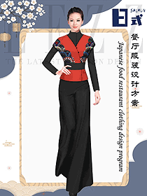 原創(chuàng)制服設(shè)計(jì)日式料理服務(wù)員制服款式圖351