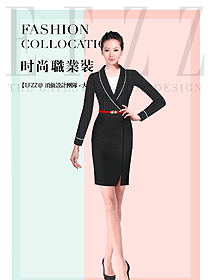 原創制服設計女職業裝夏裝款式圖812