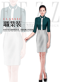 原創(chuàng)制服設計女職業(yè)裝夏裝款式圖876