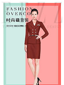 時(shí)尚女秋冬職業(yè)裝制服設(shè)計(jì)圖1652