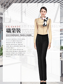 新款女職業裝長袖襯衫制服設計圖404