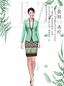 原創(chuàng)制服設(shè)計(jì)總臺(tái)收銀接待服裝款式圖458