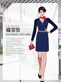 時尚女職業(yè)裝夏裝制服設(shè)計(jì)圖1029