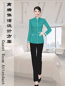女款辦公樓清潔員制服設(shè)計圖281