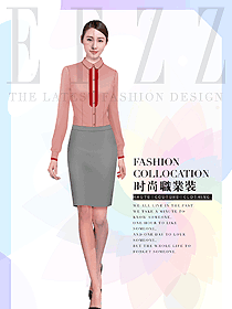 女職業(yè)裝長(zhǎng)袖襯衫設(shè)計(jì)圖432