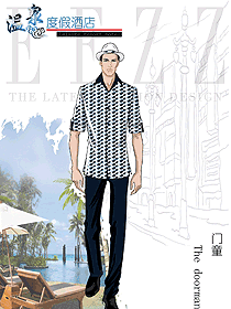 酒店行李生門童制服設(shè)計圖1299