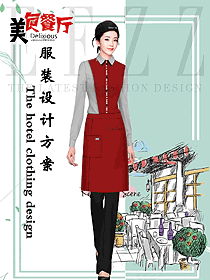 西餐服務(wù)員制服設(shè)計圖1350