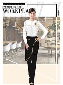 原創(chuàng)設(shè)計西餐服務(wù)員服裝款式圖1363