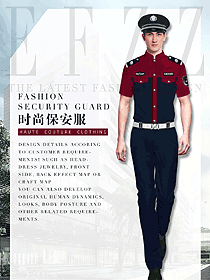 新款短袖保安服款式設(shè)計圖396