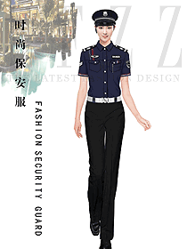 時尚短袖保安服設(shè)計(jì)圖405