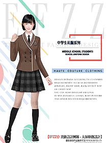 時尚學(xué)生服校服設(shè)計圖327