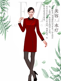 水療會所總臺收銀接待制服設(shè)計(jì)圖496