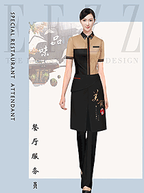 新款快餐店員工制服設計圖505