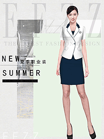 女職業(yè)裝夏裝制服設(shè)計圖1161