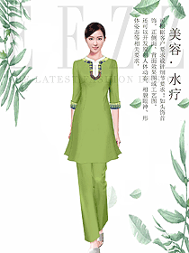 養(yǎng)生會所服務(wù)生制服設(shè)計(jì)圖930