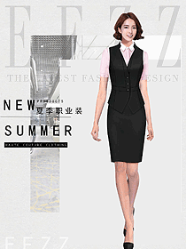 女職業(yè)裝夏裝制服設(shè)計(jì)圖1193