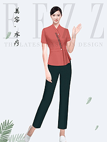 原創(chuàng)設(shè)計(jì)會(huì)所服務(wù)生制服設(shè)計(jì)圖958