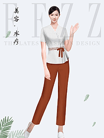 時尚養(yǎng)生會所服務生制服設計圖960