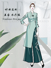 原創制服設計按摩技師服裝設計圖1554