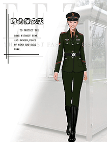 時(shí)尚保安服西裝制服設(shè)計(jì)圖099
