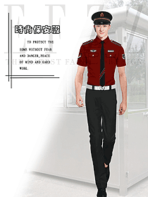 新款短袖保安服款式設(shè)計圖414