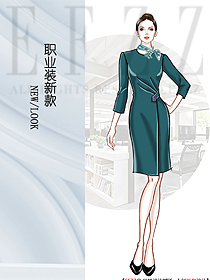 原創設計女夏裝制服設計圖1233