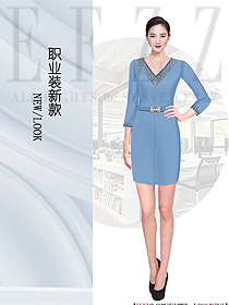 原創設計女夏裝制服設計圖1260