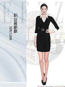 時(shí)尚女夏裝制服設(shè)計(jì)圖1267