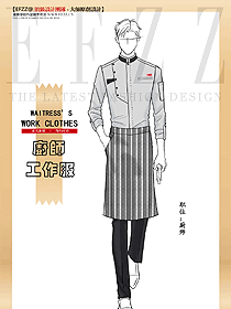 日韓料理廚師服裝設(shè)計(jì)圖578