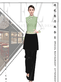 回族文化餐飲連鎖工作制服定制設(shè)計圖535