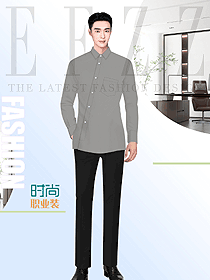 禪意酒店管理層襯衫款職業裝設計效果圖