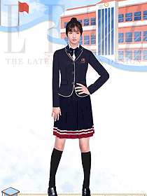 學(xué)院風(fēng)中小學(xué)生春秋裝運動會套裝純棉校服設(shè)計