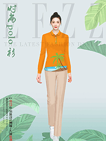 純棉翻領polo衫工作服定制職業裝T恤服裝設計