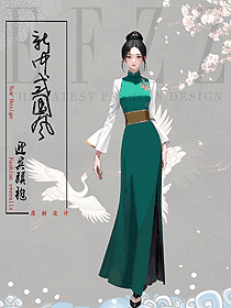 春夏新款中式女裝中國(guó)風(fēng)日常改良復(fù)古旗袍設(shè)計(jì)