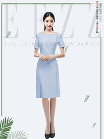 SPA水療養生館工作人員夏季制服原創設計套裝