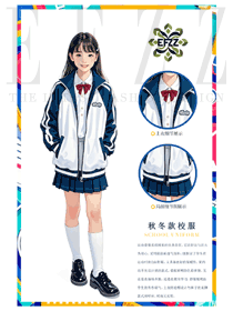 藍(lán)白紅交織，詮釋青春校園制服美學(xué)