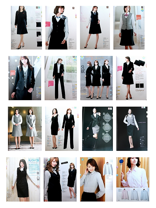 Unilady 11-12秋冬職業裝書籍畫冊內頁2