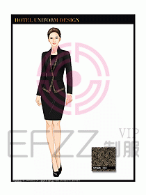 酒店大堂經(jīng)理服務(wù)制服設(shè)計623