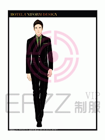酒店大堂經理服務制服設計644