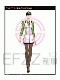 夜總會KTV服務(wù)員制服設(shè)計圖498