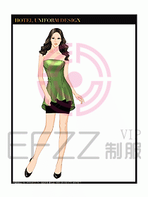 夜總會DJ包房公主服設(shè)計圖699