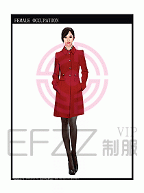 女職業裝OL大衣設計圖157