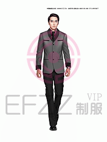 男職業(yè)裝西服設計圖306